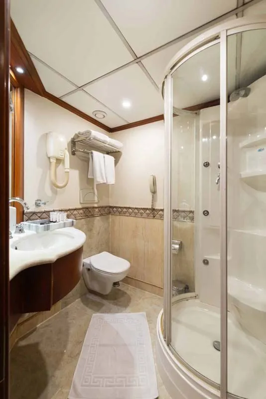 Cabin aboard the Royal Princess Nile Cruise Nile cruise